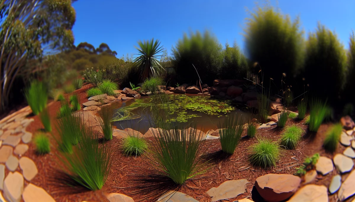 Jardin réensauvagé avec prairie fleurie et biodiversité locale