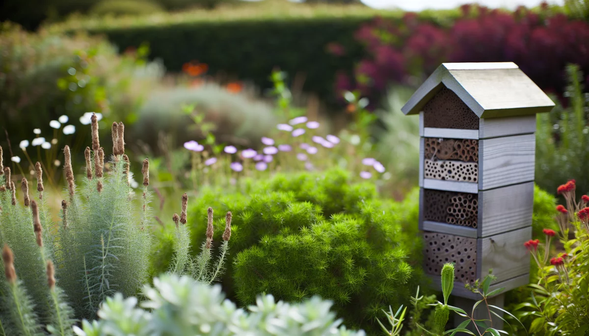 Aménagement d'une mare naturelle dans un jardin réensauvagé